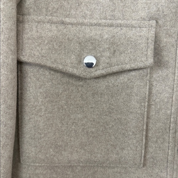Zara Beige cropped Utility Jacket - Picture 4 of 4